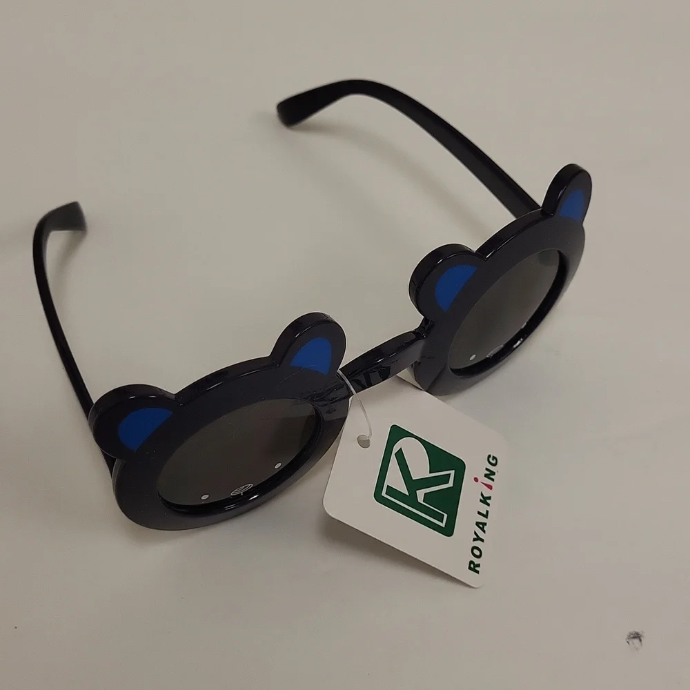 Royal King Sunglasses Bear with Ears Children Kids OS Dark Blue NWT